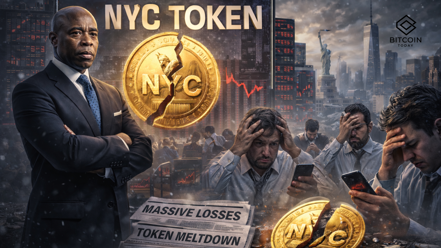Majority of traders record losses after NYC token launch linked to Eric Adams